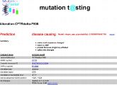 ....ob sich in dem Sequenzabschnitt eine krankheitsverursachende Mutation befindet. Tatsächlich, diese Mutation im CFTR-Gen löst die vererbare Erkrankung Mukoviszidose aus.