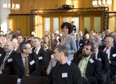 Rund 130 Agrar- und Ernährungsexperten kamen zur Auftaktveranstaltung der DAFA in das Auditorium Friedrichstraße in Berlin. Auch inhaltlich wurden schon erste Diskussionen geführt.