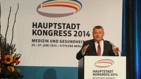 Bundesgesundheitsminister Hermann Gröhe gab auf dem Hauptstadtkongress einen Ausblick auf künftige Gesetzesvorhaben.