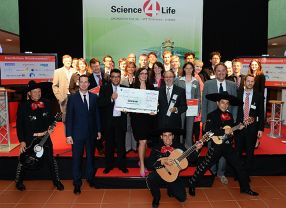 Die Preisträger der Businessplan-Phase des Science4Life Venture Cup 2012.