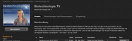 biotechnologie.tv als Video-Podcast bei i-tunes