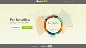 Publikationen aus Medizin und Biologie machen den Hauptanteil der Inhalte auf researchgate.com aus. 